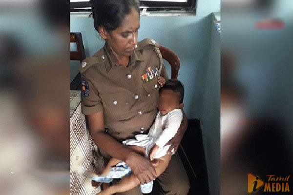 நான்கு மாதக்குழந்தையை பத்து வயது சிறுவனிடம் ஒப்படைத்துவிட்டு தப்பிச்சென்ற நபர்