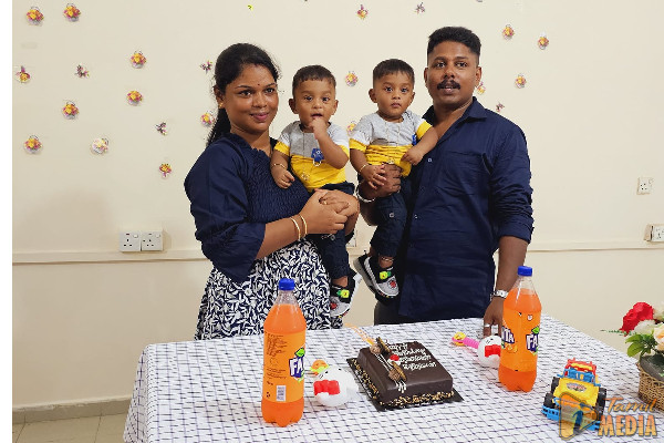 யாழ் போதனாவில் முதலாவது பிறந்தாளை கொண்டாடிய இரட்டையர்கள்; நெகிழவைத்த தருணம்!
