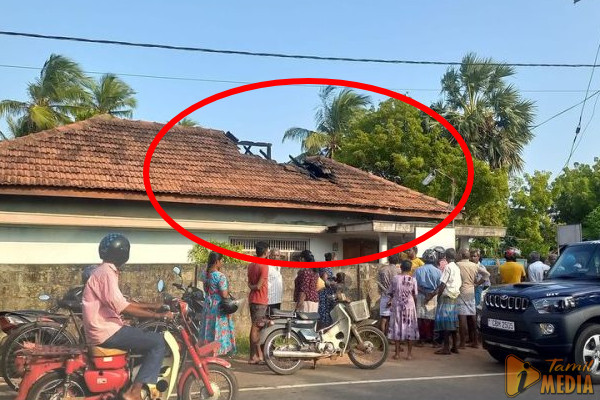 யாழில் பரபரப்பு; வீடு எரிந்து நபர் பலி; நடந்தது என்ன?