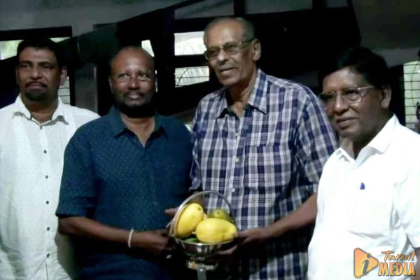 மாவையின் ஆசிபெற்று மாம்பழ சின்னத்தில் போட்டியிடும் கே.வி.தவராசா