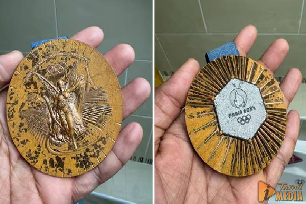 பாரிஸ் ஒலிம்பிக் பதக்கங்களில் குறைபாடுகள் ; திரும்பப் பெறப்பட்ட 100 பதக்கங்கள்