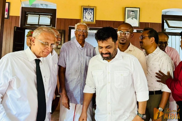  அனுரவுடன் மாவை வீடு செல்லும் சுமந்தரனின் முயற்சி தோல்வி
