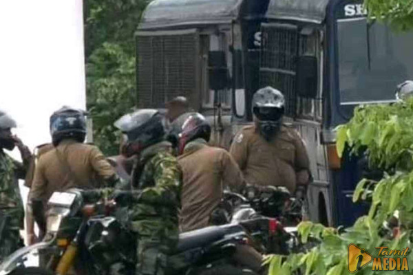 கடும் பாதுகாப்புடன் நீதிமன்ற வந்த தேசபந்து