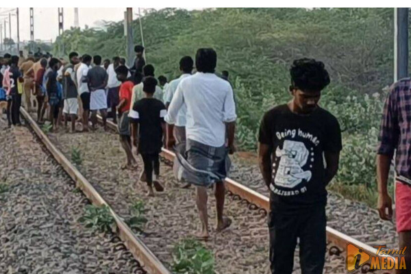 தண்டவாளத்தில் படுத்து உறங்கிய இளைஞன் ; இறுதியில் நேர்ந்த விபரீதம்