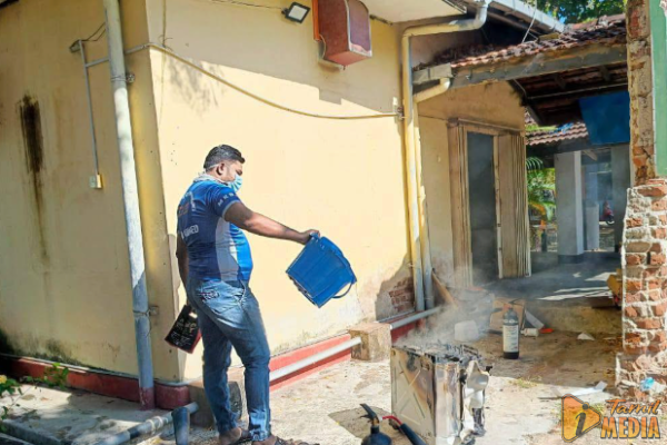 வாழைச்சேனை வைத்தியசாலையில் திடீர் தீ விபத்து; பெரும் பொருள் சேதம்