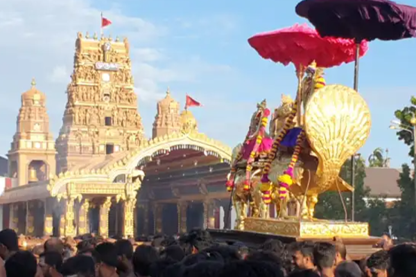  நல்லூர் கந்தன் ஆலயத்தில் கோலாகலமாக இடம்பெற்ற மாம்பழத் திருவிழா